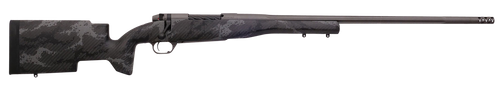 Weatherby MAP01N65RWR6B Mark V Accumark Pro 6.5 Wthby RPM 4+1 24" Barrel, Tungsten Gray Cerakote Finish, Black with Gray Sponge Pattern Accents Carbon Fiber Stock