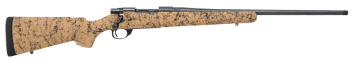 Howa HHS43334 M1500 HS Precision 300 Win Mag 3+1 24" Blued Threaded Barrel/Rec, Tan with Black Webbed HS Precision Stock