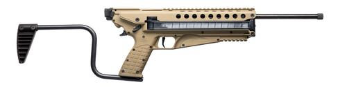 Kel-Tec R50TAN R50  5.7x28mm 50+1 16.10" Threaded Barrel, Tan Receiver & Polymer Grip, Side-Folding Stock, Adjustable Sights, QD Sling Mount