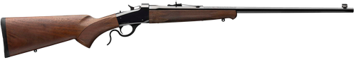 Winchester Guns 524100104 Model 1885 Low Wall Hunter 22 WMR 1rd 24" Octagon Barrel Brushed Polish Blued Rec Satin Walnut Fixed Pistol Grip Stock Right Hand (Full Size)
