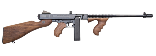 Thompson T5P 1927A-1  .45 Cal 20+1 16.50" Blued Finned Barrel, Blued Receiver, Walnut Grain Polymer Fixed Stock & Grip
