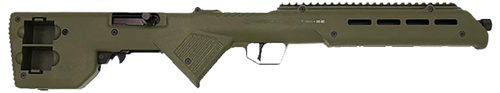 Desert Tech TRKRF2218GRN  Trek-22 Green Compact 22 LR 18" Free Floating Steel Barrel, Picatinny Rail Receiver, M-LOK Handguards, Fixed Polymer Stock, Suppressor Ready