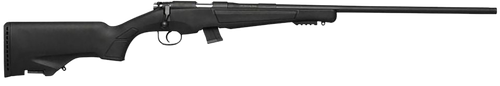 Escort HE22LR1802BK 22LR  22 LR 10+1 18" Black Threaded Barrel, Black Steel Grooved Receiver, Picatinny Rail Forend, Black Fixed w/Storage Synthetic Stock