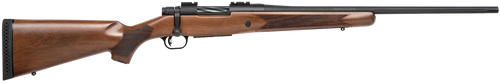 Mossberg 27841 Patriot  Full Size 22-250 Rem 5+1 22" Matte Blued Fluted Barrel, Drilled & Tapped Matte Blued Stainless Steel Receiver, Walnut Fixed Stock, Right Hand