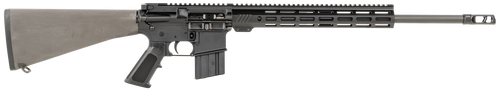 Bushmaster 0010010BLK XM-15 E2S 450 Bushmaster 5+1 20" Barrel, Black Barrel/Receiver, Snake Charmer Muzzle Brake, 14" M-LOK  Free Float Rail, A2 Stock, Aluminum Magazine, Optics Ready