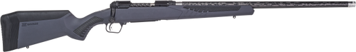 Savage Arms 57583 110 UltraLite Full Size 6.5 PRC 2+1 24" Carbon Fiber Threaded Barrel, Black Melonite Drilled & Tapped Stainless Steel Receiver, Adj AccuStock Gray Synthetic Stock, Right Hand