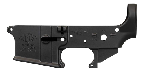 Yankee Hill 125 Stripped Lower Receiver 5.56x45mm NATO 7075-T6 Aluminum Black Anodized for AR-15