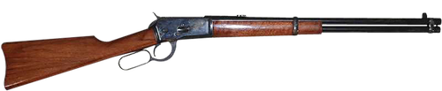 Cimarron AS632 1892 Carbine Full Size 44 Mag 10+1 20" Blued Round Barrel, Color Case Hardened Steel Receiver Walnut Fixed Stock, Right Hand