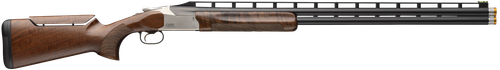 Browning 0183254003 Citori 825 Trap 12 Gauge Break Open 2.75" 2rd 30" Polished Blued Over/Under Vent Rib Barrel, Silver Nitride Stainless Steel Receiver, Adjustable Comb Walnut Stock