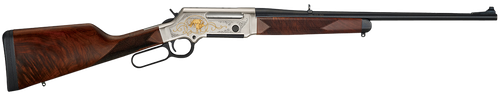 Henry H014WL308 Long Ranger Wildlife Full Size 308 Win 4+1 20" Blued Steel Barrel, Engraved Nickel-Plated w/24K Gold Inlay Steel Receiver, American Walnut Stock Right Hand