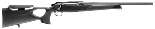Sauer 80117656 505 Synchro XT Full Size 375 H&H Mag 2+1 24" Titanium Gray Steel Barrel, Saddle Mount Steel Receiver, Black Thumbhole w/Adj Comb Synthetic Stock