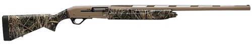 Winchester Repeating Arms 511304391 SX4 Hybrid Hunter 12 Gauge 3" 4+1 (2.75") 26", FDE Cerakote Barrel/Rec, Realtree Max-7 Furniture, TruGlo Fiber Optic Sight