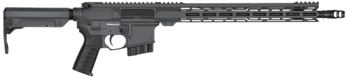 CMMG 28A670CSG Resolute MK4 22 ARC Black Nitride Threaded Barrel, Sniper Gray Cerakote Picatinny Rail Aluminum Receiver, M-LOK Handguard, Black Synthetic CMMG 6 Position RipStock, Black Polymer Grip