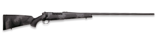 Weatherby  Mark V Live Wild 25 Creedmoor 4+1 22" Carbon Gray Cerakote Fluted Threaded Barrel, Carbon Gray Cerakote Drilled & Tapped Steel Receiver Fixed Black w/Gray Accents Polymer Stock, Right Hand