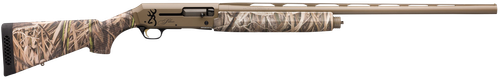 Browning 011428204 Silver Field 12 Gauge 3.5" 4+1 28" Barrel, Flat Dark Earth Cerakote Finish, Mossy Oak Shadow Grass Habitat Synthetic Stock