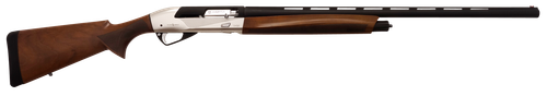Silver Eagle Arms CAR1228SLVR Carlyle  Full Size 12 Gauge Semi-Auto 3" 4+1 28" Black Cerakote Steel Barrel, Silver Steel Receiver, Fixed Turkish Walnut Stock, Right Hand
