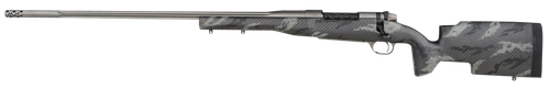 Weatherby MAP01N257WL8B Mark V Accumark Pro 257 Wthby Mag 3+1 26" Barrel, Tungsten Gray Cerakote Finish, Black with Gray Sponge Pattern Accents Carbon Fiber Stock Left Hand
