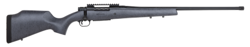 Mossberg 28104 Patriot Long Range Hunter 6.5 PRC Caliber with 4+1 Capacity, 24" Threaded/Fluted Barrel, Matte Blued Metal Finish & Sniper Gray Fixed Monte Carlo Stock Right Hand (Full Size)