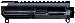 Battle Arms Development BAD-PCC-UR Xiphos Upper Receiver 9mm Aluminum Black Hardcoat Anodize Receiver