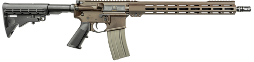 UnBranded AR 223WYFS0001VRBR  UAR-F 223 Wylde 30+1 16" Barrel, Vortex Bronze Cerakote Metal Finish, 15" M-Lok Handguard, Black Collapsible Stock, Textured Black Polymer Grip