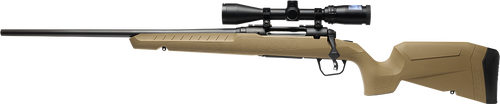 Savage Arms 32193 Axis 2 XP Combo Full Size 223 Rem 4+1 22" Black Sporter Barrel, Black Carbon Steel Receiver Drilled & Tapped, Flat Dark Earth Fixed Synthetic Stock, Weaver 3-9x40mm Scope, Left Hand