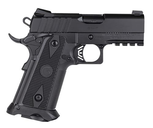 Girsan 395055 Witness2311  45 ACP 11+1 3.40" Black Steel Barrel, Black Serrated Steel Slide, Black Polymer Frame w/Beavertail & Picatinny Rail, Black Checkered Polymer Grip, Ambidextrous