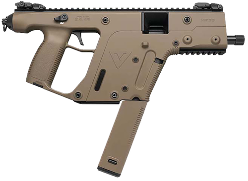 Kriss USA KV90PFD20 Vector SDP G2 9mm Luger 40+1 5.50" Black Nitride Threaded Barrel, Flat Dark Earth Picatinny Rail Top & Bottom, QD Sling Swivel