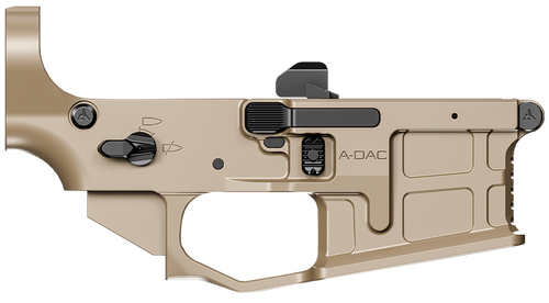 Radian Weapons R0390 A-DAC 15 Lower Receiver FDE, Fully Ambi Controls, Talon 45/90 Safety, Ext. Bolt Catch, Left-Side Mag Release, Right-Side Bolt Release, Enhanced Takedown Pins