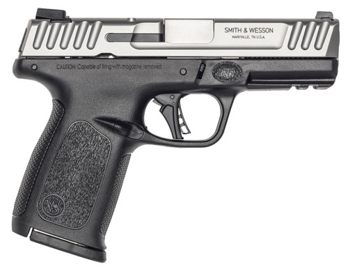 Smith & Wesson 13936 SD40 2.0 Compact Frame 40 S&W 14+1 4" Stainless Steel Barrel, Satin Serrated Stainless Steel Slide, Black Polymer Frame w/Picatinny Rail, Textured Grip