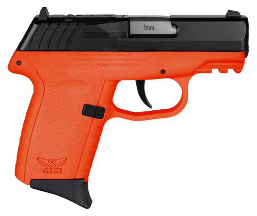 SCCY Industries CPX2CBORRDRG3 CPX-2 Gen3 RD 9mm Luger 10+1 3.10" Orange Polymer w/Picatinny Rail Serrated Black Nitride Stainless Steel Slide Orange Polymer Grip