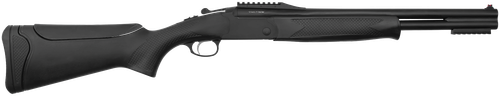 Chiappa Firearms 930.384 202 AXT 12 Gauge 3" 2 20" Black Over/Under Vent Rib Barrel, Black Picatinny Rail Steel Receiver, Black Adj Comb Synthetic Stock