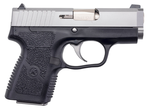 Kahr Arms CM9093N CM9  9mm Luger 6+1 3" Stainless Steel Barrel, Matte Stainless Serrated Slide, Black Polymer Frame, Black Textured Polymer Grip, Night Sights, No Safety, Right Hand