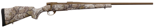Weatherby VAP65CMR2T Vanguard Badlands 6.5 Creedmoor 4+1 22" Burnt Bronze Cerakote #2 Threaded Barrel, Drilled & Tapped Steel Receiver, Badlands Approach Camo Monte Carlo w/Raised Comb Synthetic Stock