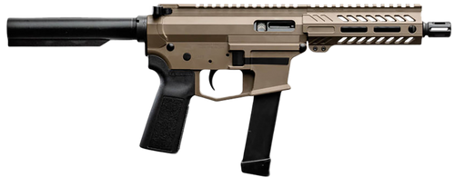 Angstadt Arms AAUDP09PF6 UDP-9  9mm Luger 15+1 6" Black Melonite Threaded Barrel, 5.50" Free Float M-LOK Handguards, Flat Dark Earth Cerakote Aluminum Picatinny Rail Receiver, Black B5 Grips