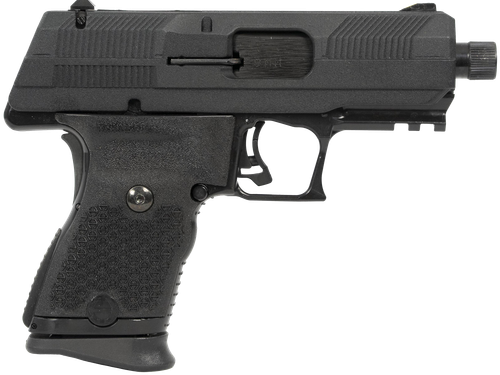 Hi-Point YC9YEET YC9  9mm Luger 10+1 4.12" Black Steel Threaded Barrel, Black w/Engraved "Yeet Cannon" YC9 Styled/Serrated Slide, Black Polymer Frame w/Picatinny Rail, Black Plastic Grips