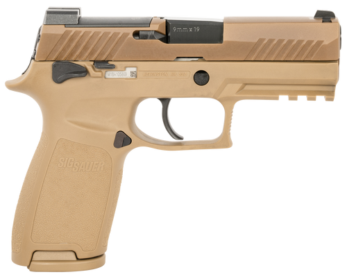 SIG 320CA9M18MSCA *CA*  P320 M18 9MM 3.9(3)10R COY