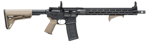 Springfield Armory STV916556FPLC SAINT Victor 5.56x45mm NATO 10+1 16", Black Rec, FDE Magpul SL Stock & Grip, Flip-Up Sights, Includes Magpul Angled Grip