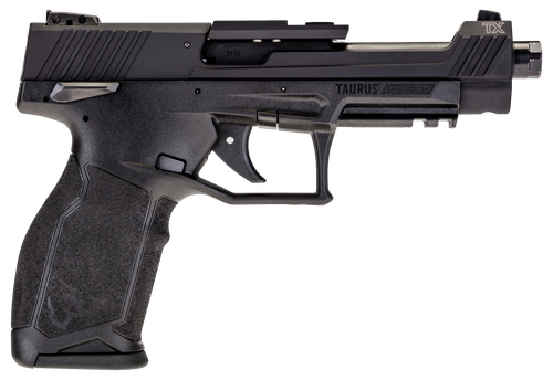 Taurus 1TX22C151 TX22 Competition 22 LR 16+1 5.25" Overall Black Steel/Threaded Barrel, Hard Coat Anodized Aluminum/Optic Cut/Serrated Slide & Polymer Frame w/Picatinny Rail w/Polymer Grips
