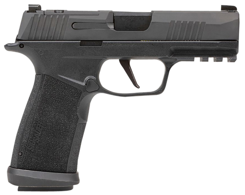 Sig Sauer 365XCA9TACOPS P365-XMACRO TACOPS Compact 9mm Luger 17+1 3.70" Black Barrel, Black Nitron Optic Ready/Serrated Slide, Black Polymer Frame w/Picatinny Rail, Black XMACRO Polymer Grips