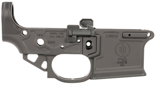 Primary Weapons MK1-M2-LWR MK1 Mod 2-M Black Anodized Stripped Lower For AR-15, Oversized Ambidextrous Bolt Release/Catch