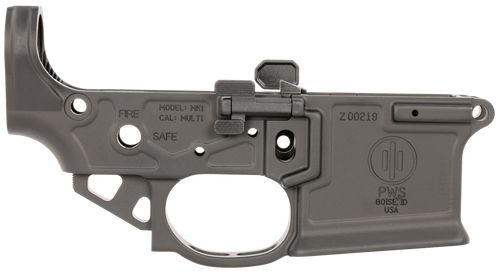 Primary Weapons MK1-M2-LWR MK1 Mod 2-M Black Anodized Stripped Lower For AR-15, Oversized Ambidextrous Bolt Release/Catch