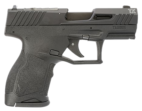 Taurus 1TX22231 TX22C  Compact 22 LR 13+1 3.60" Matte Black Steel Barrel, Black Hard Coat Anodized Serrated Aluminum Slide, Black Polymer Frame w/Picatinny Rail Black Polymer Grips