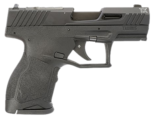 Taurus 1TX2223110 TX22C  Compact 22 LR 10+1 3.60" Matte Black Steel Barrel, Black Hard Coat Anodized Serrated Aluminum Slide, Black Polymer Frame w/Picatinny Rail Black Polymer Grips