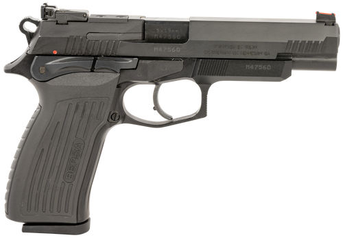 Bersa TPR9XT TPR XT Full Size Frame 9mm Luger 17+1, 4.96" Black Steel Barrel, Matte Black Serrated Steel Slide & Aluminum Frame, Ambidextrous