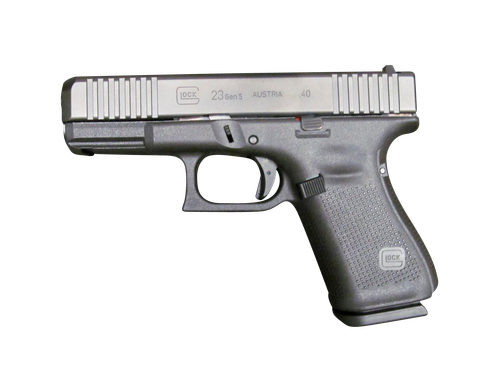 Glock PA235S201 G23 Gen5 Compact 40 S&W  4.02" Glock Marksman Barrel 10+1, Black Frame & nDLC Slide, Modular Backstrap, Ambidextrous Slide Stop, Safe Action Trigger