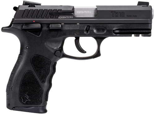 Taurus 1TH10041 TH  Full Size 10mm Auto 15+1  4.27" Matte Stainless Steel Barrel, Matte Black Serrated Slide, Black Polymer Frame w/Picatinny Rail, Black Interchangeable Backstrap Grip Right Hand
