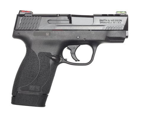Smith & Wesson 12473 Performance Center M&P Shield M2.0 45 ACP 3.30" 6+1,7+1 Matte Black Black Armornite Stainless Steel Slide Black Polymer Grip (No Manual)