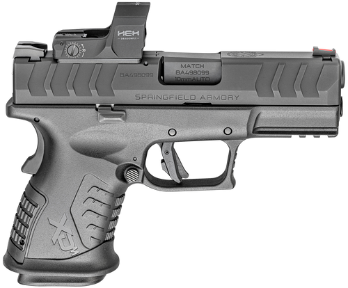 Springfield Armory XDME93810CBHCOSPD XD-M Elite Compact OSP 10mm Auto 3.80" 11+1 Black Melonite Steel Slide/Barrel with Optic Cut Black Interchangeable Backstrap Grip Includes Hex Dragonfly Red Dot