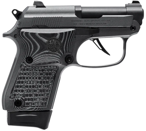 Beretta USA J20X22R8M2 20X Bobcat You're On Your Own  22 LR 8+1 2.40" Black Steel Barrel, Silver Cerakote ELS/Serrated Steel Slide, Black Polymer Frame w/Beavertail, Helica Texture Grip