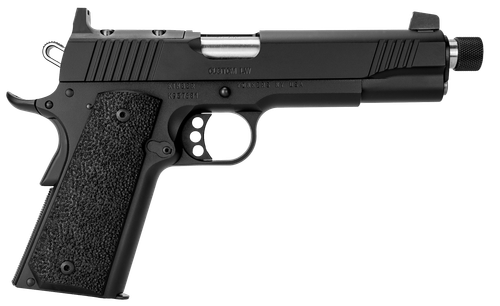 Kimber Mfg.,inc 3700810 Custom LW OR TFS Full Size Frame 45 ACP 8+1 5.50" Black Black F/S Rubber Grip